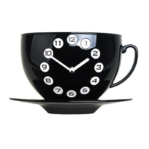 Coffee Cup Clock (BK)