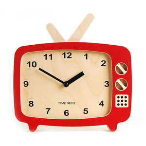 TV Clock (Red)